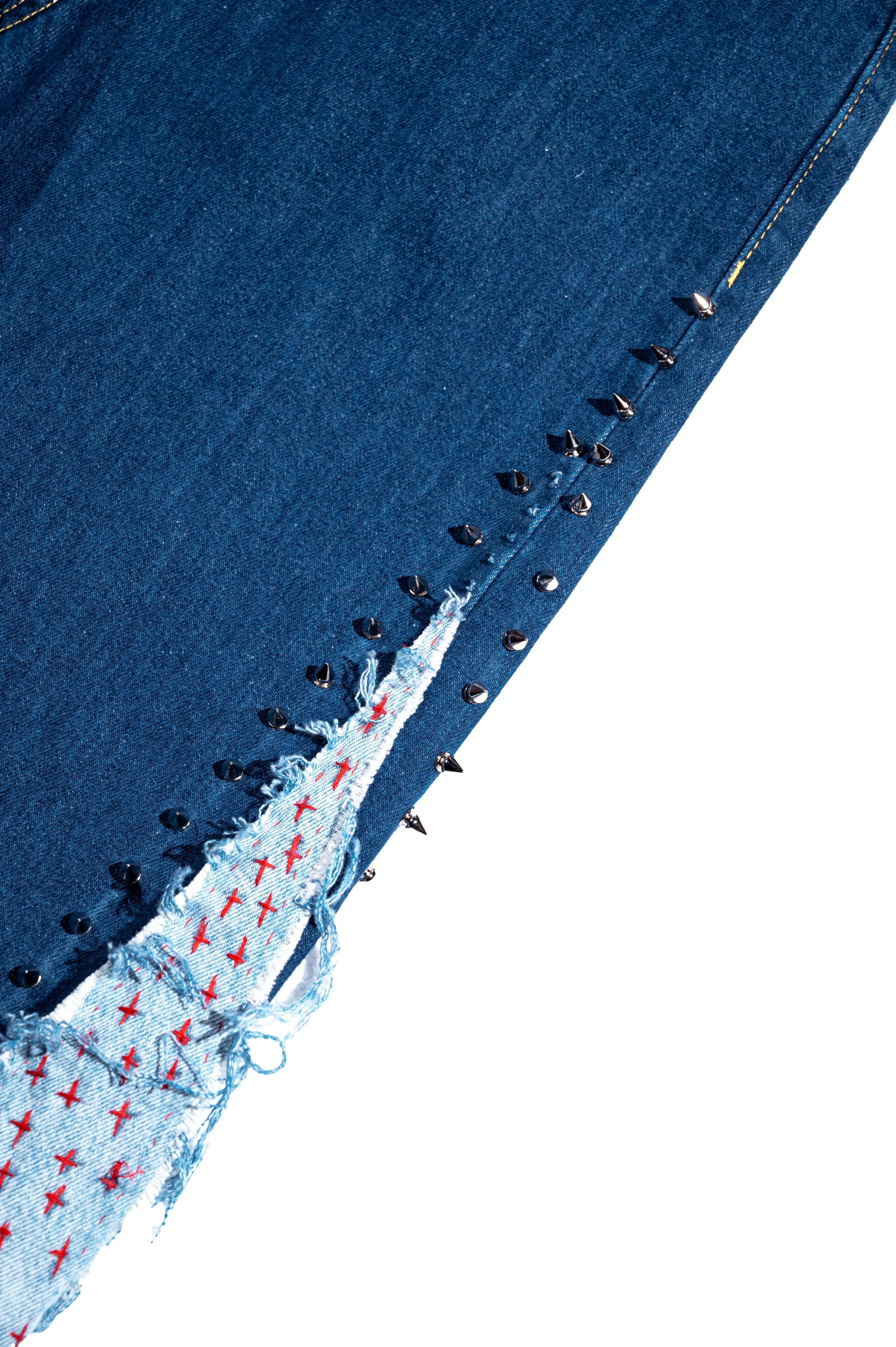 Jeans Baggy BelPaese Nero Ottico