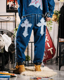 Jeans Baggy BelPaese Nero Ottico