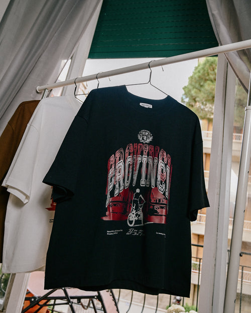 Binario Boxy Tee Black