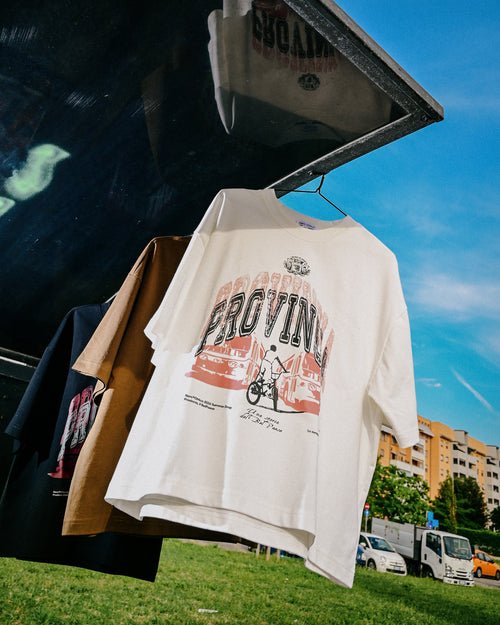 Binario Boxy Tee White