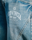 Rione Wide Leg Jorts Light Blue