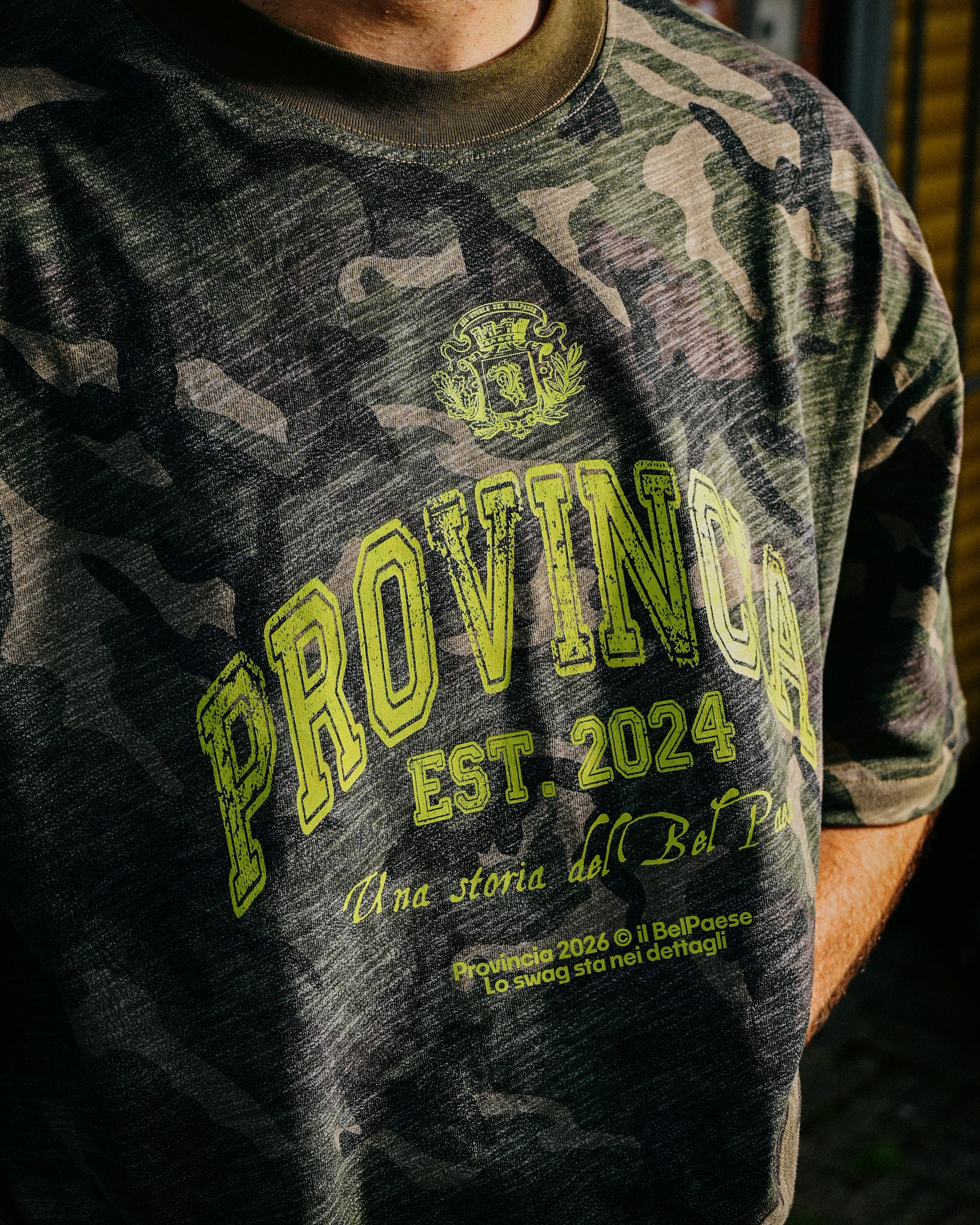 Borgo Camo Tee Dark