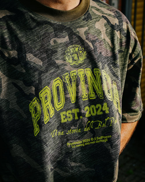 Borgo Camo Tee Dark