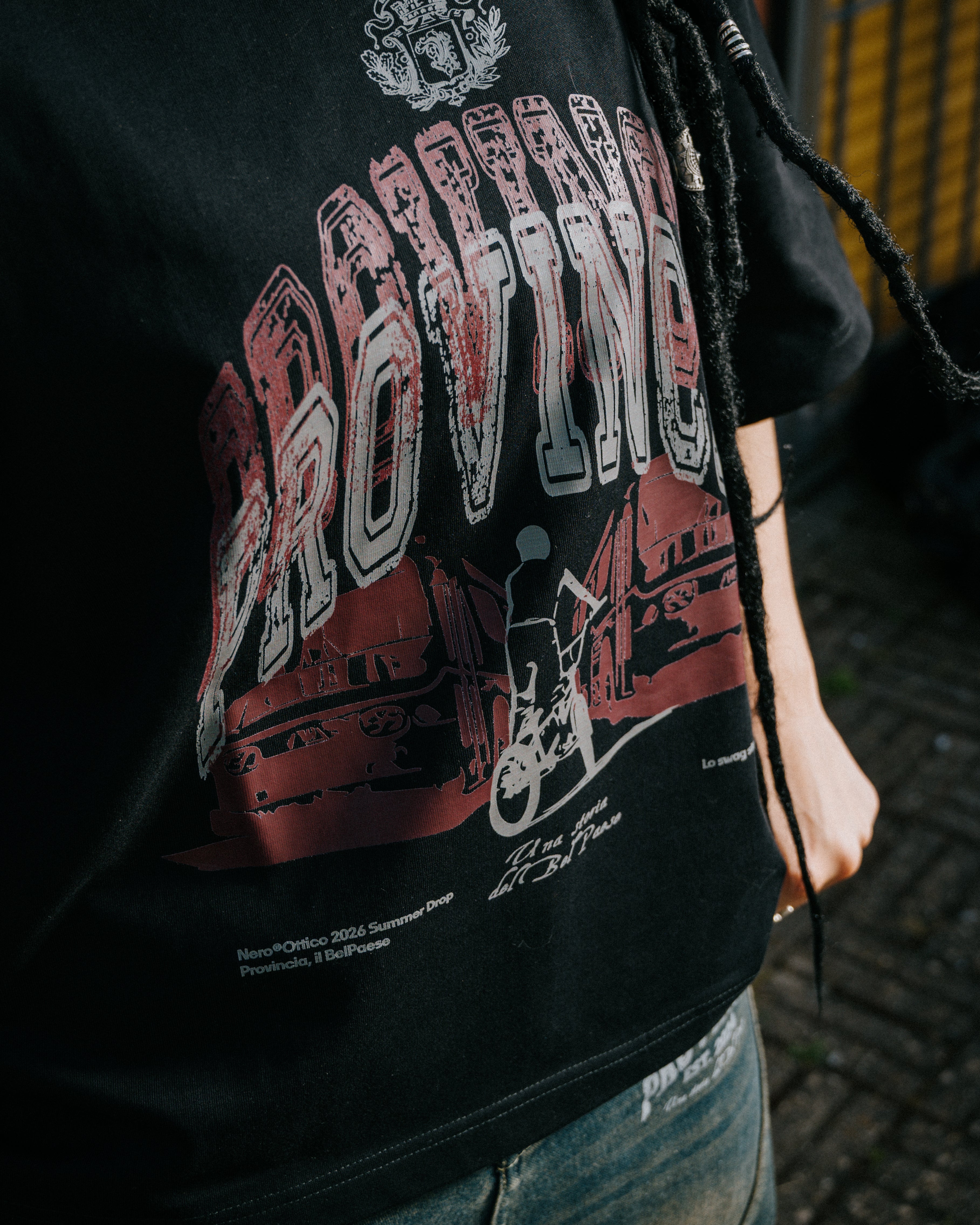 Binario Boxy Tee Black