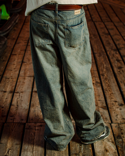 Luma Baggy Bluish Grey Jeans