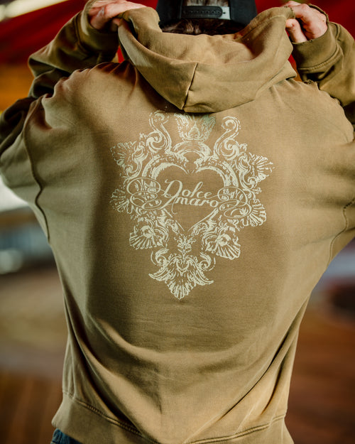 Kala Zip Hoodie Washed Green