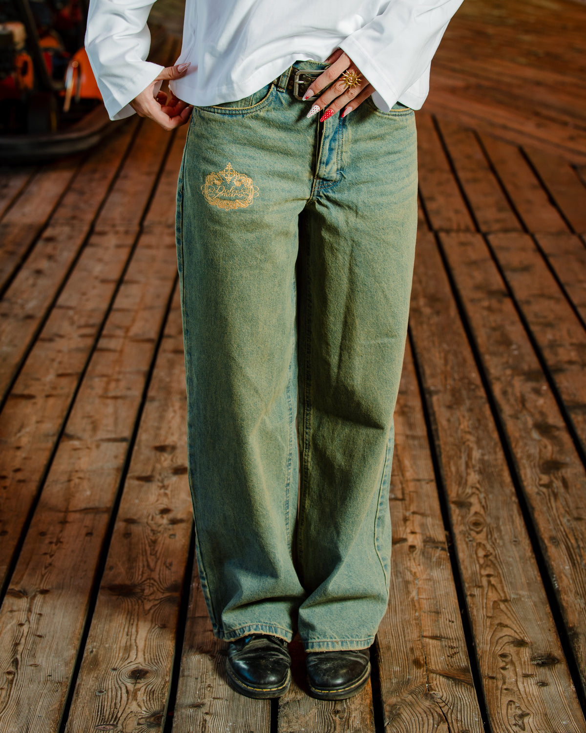 Chumi Baggy Washed Light Jeans