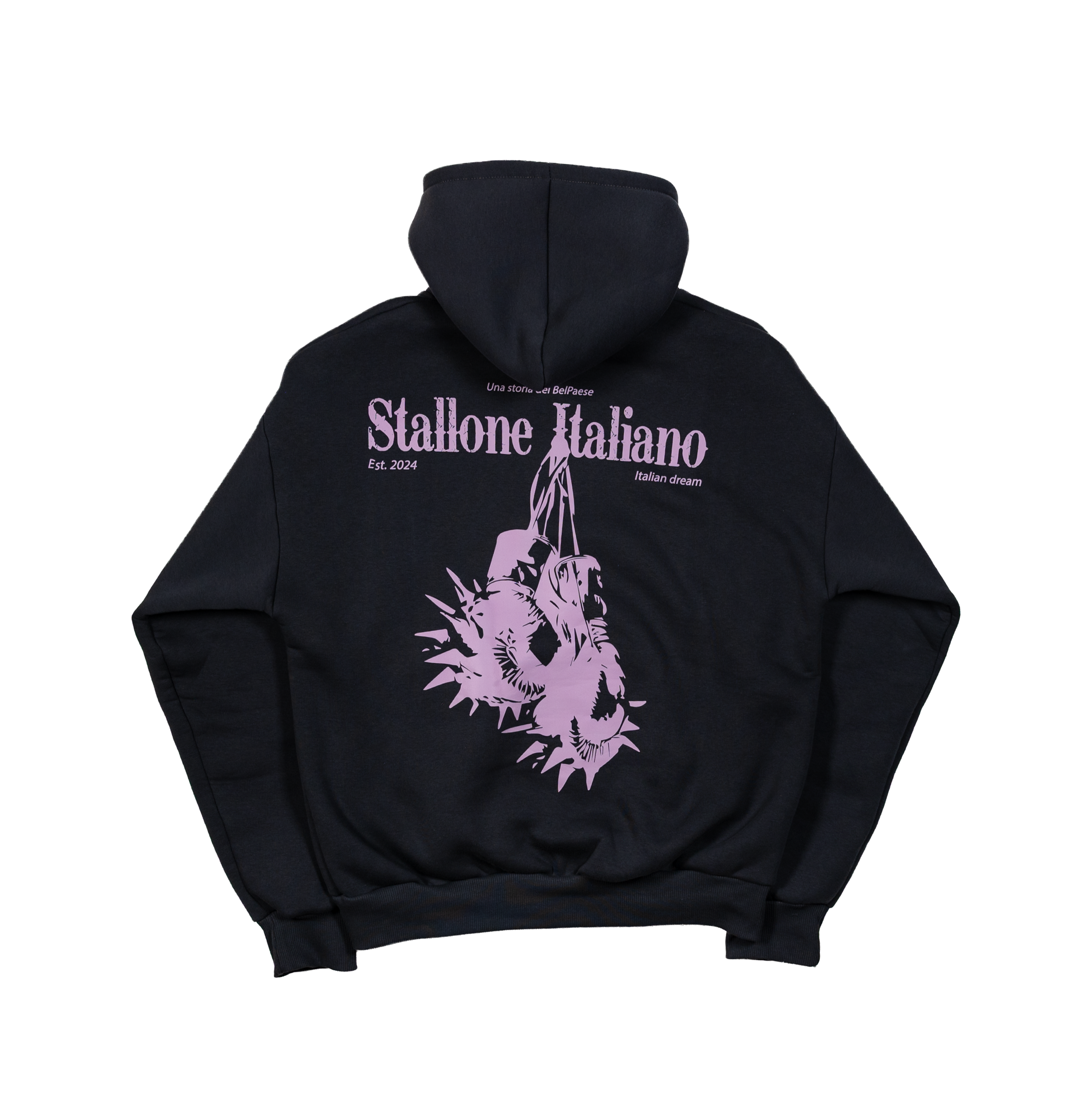 Sparring Hoodie Boxy Piombo