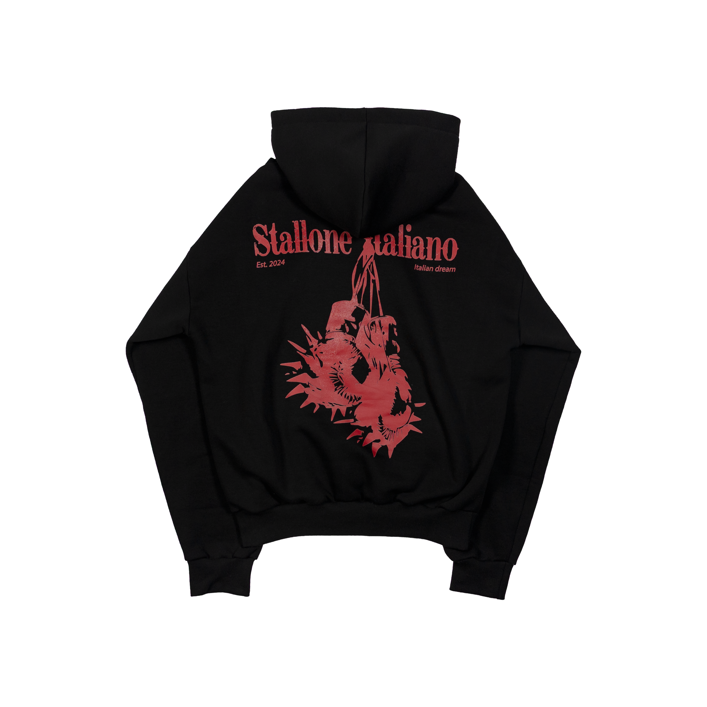 Sparring Hoodie Boxy Black