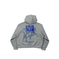 Knockout Zip Hoodie Grey Melange