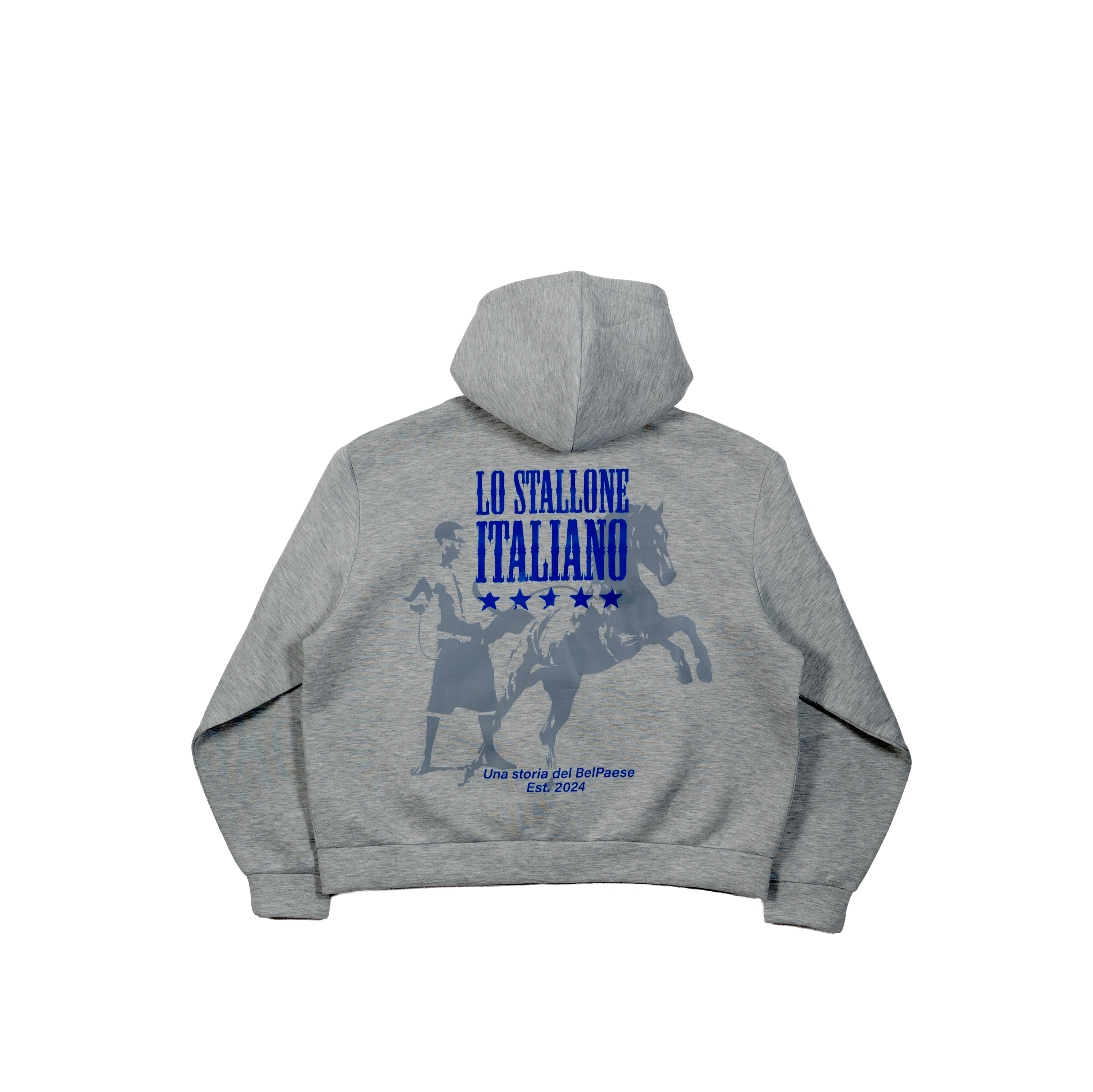 Knockout Zip Hoodie Grey Melange