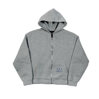 Knockout Zip Hoodie Grey Melange