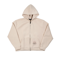 Knockout Zip Hoodie Stone