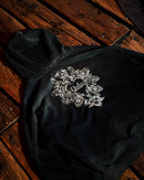Kala Zip Hoodie Washed Black