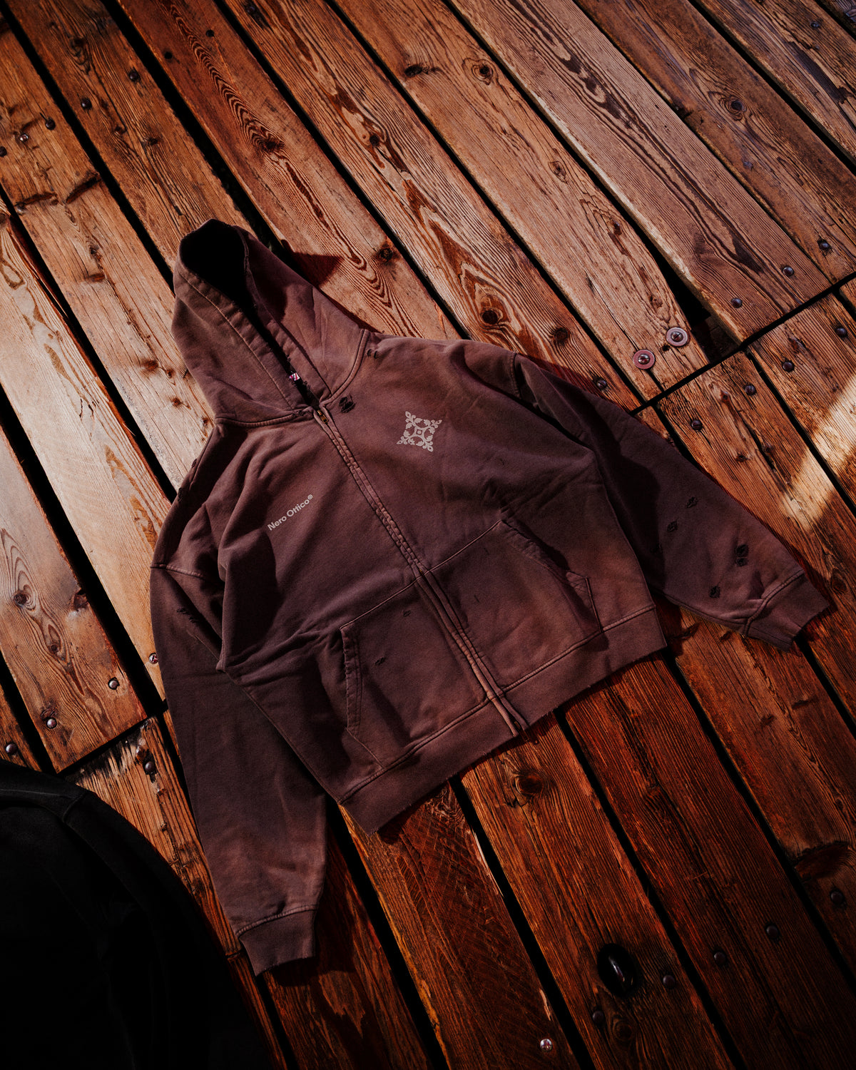 Kala Zip Hoodie Washed Grey