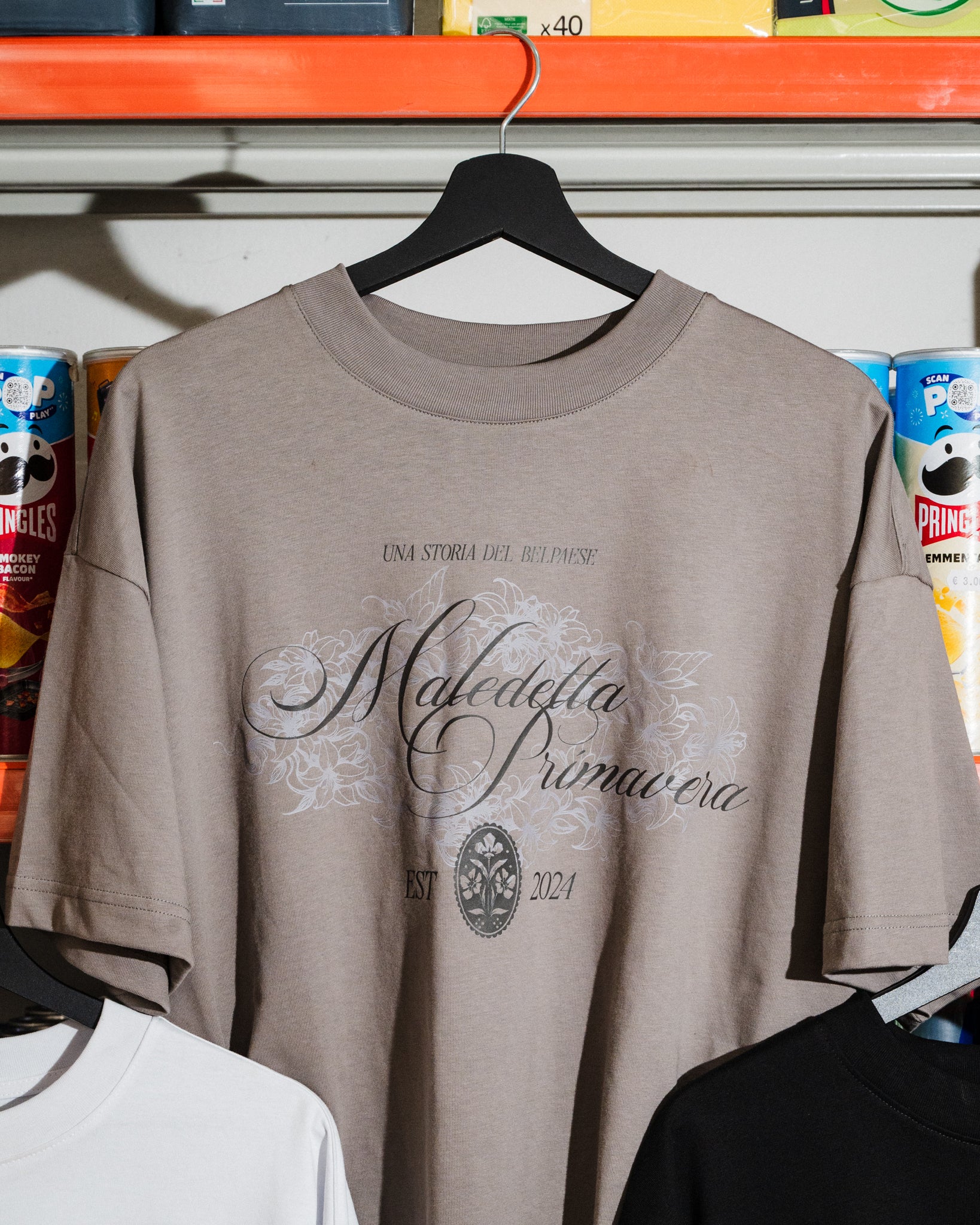 Bacio Tee Grey