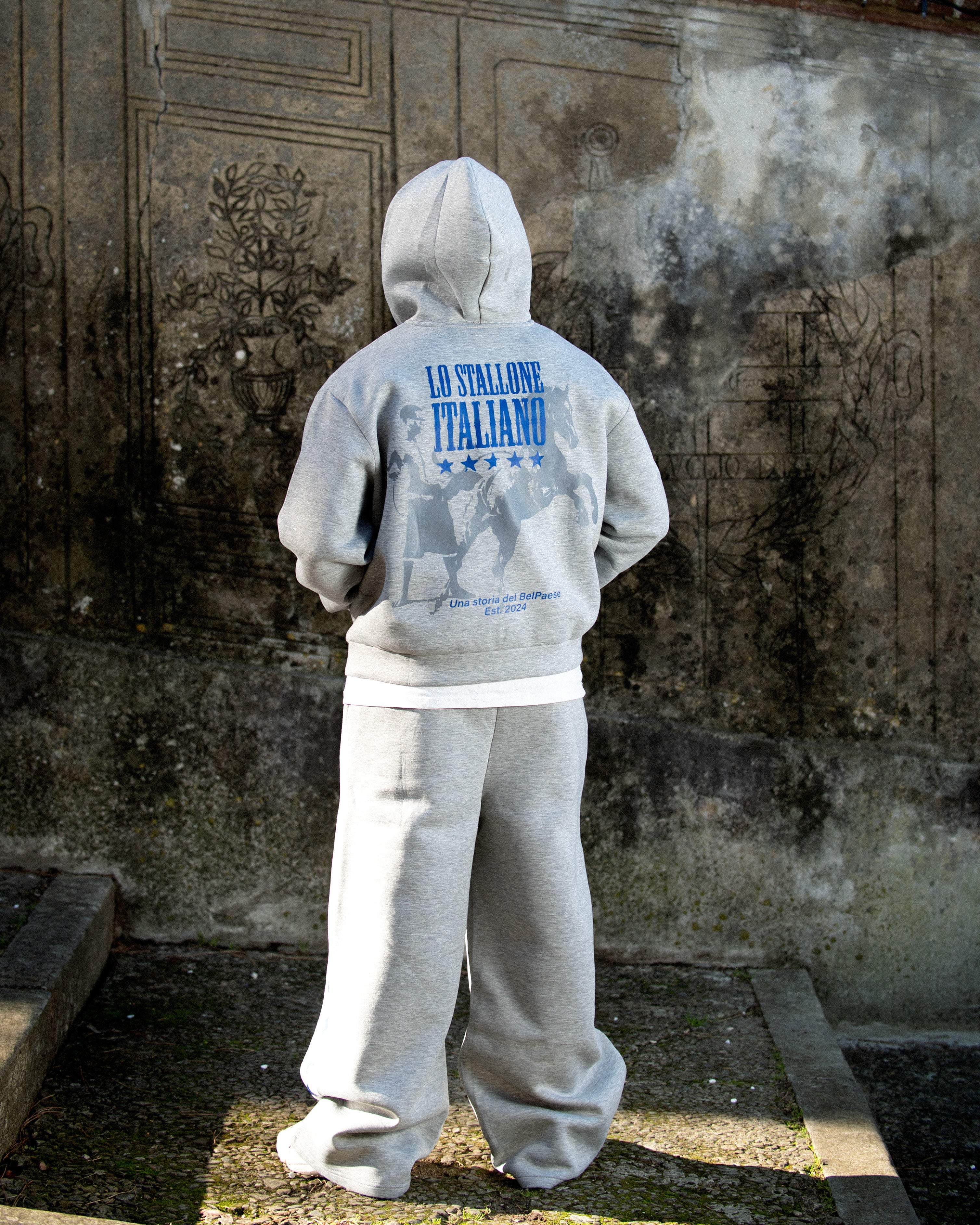 Knockout Zip Hoodie Grey Melange