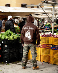 Sparring Hoodie Boxy Chocolate