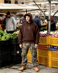 Sparring Hoodie Boxy Chocolate