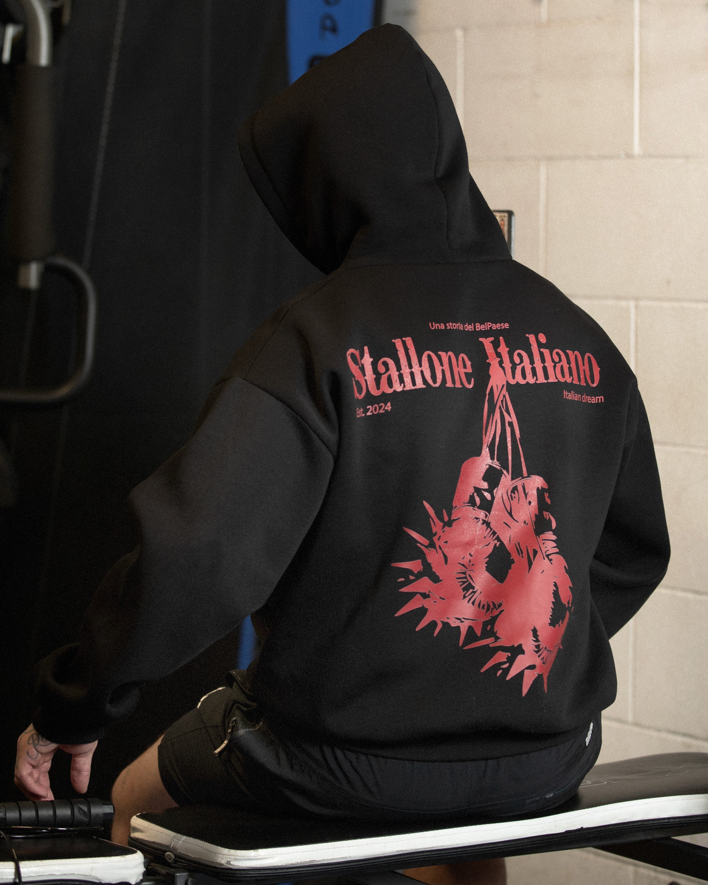 Sparring Hoodie Boxy Black