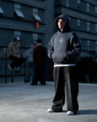 Sparring Hoodie Boxy Piombo