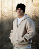 Knockout Zip Hoodie Stone