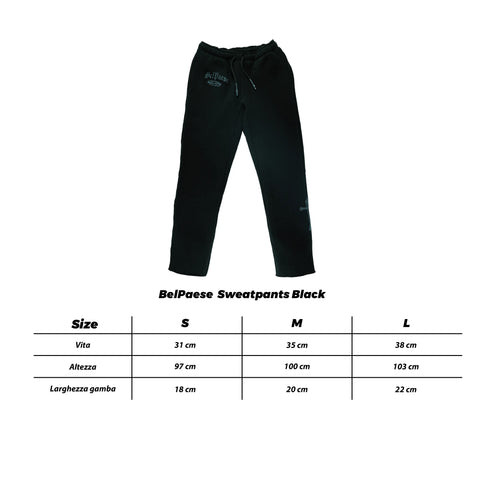 Pantalone in tuta BelPaese Nero Ottico