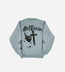 Crewneck Boxy-fit Sweater BelPaese Grey