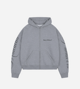 Dannata Zip Hoodie Light Grey