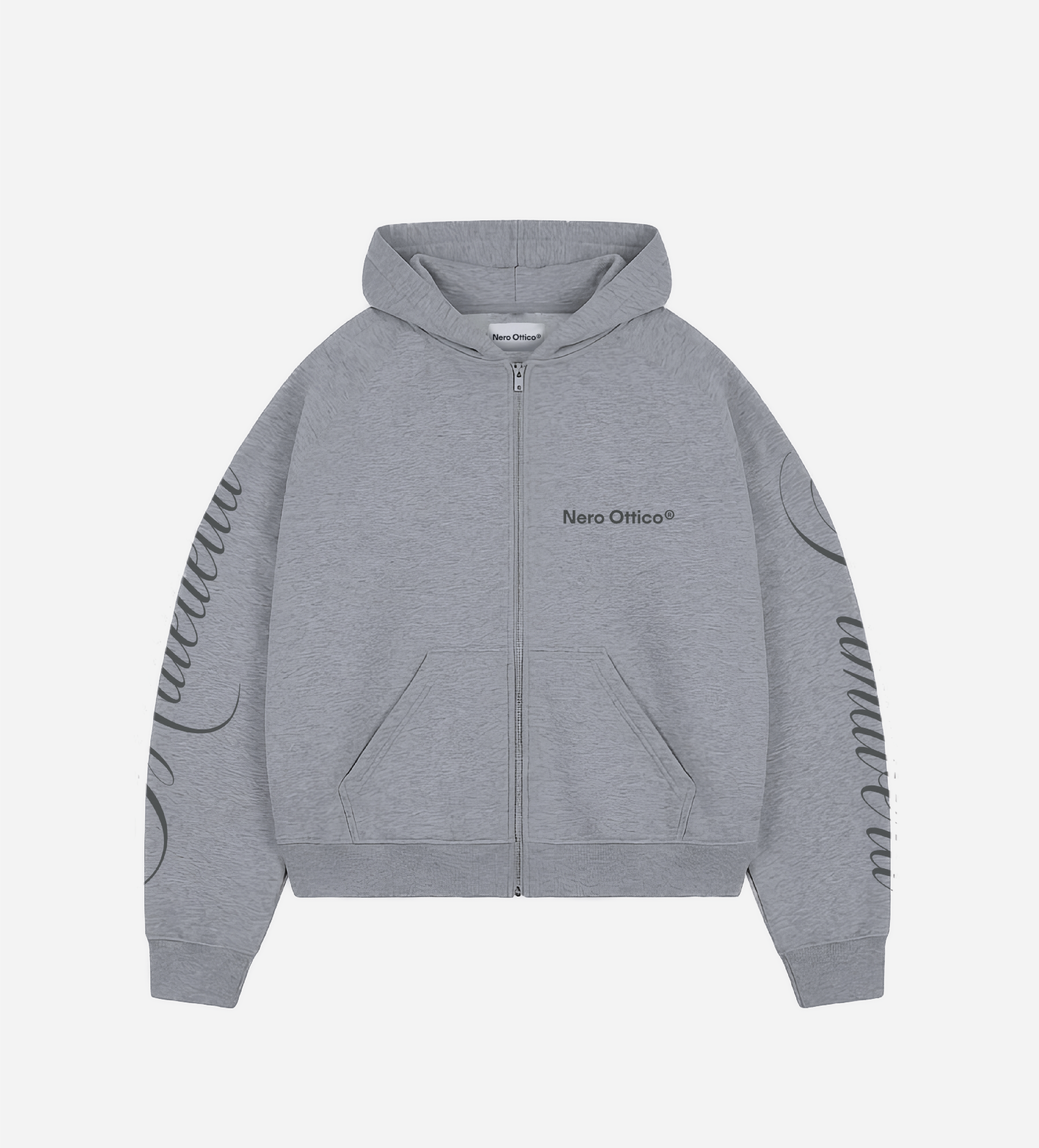 Dannata Zip Hoodie Light Grey
