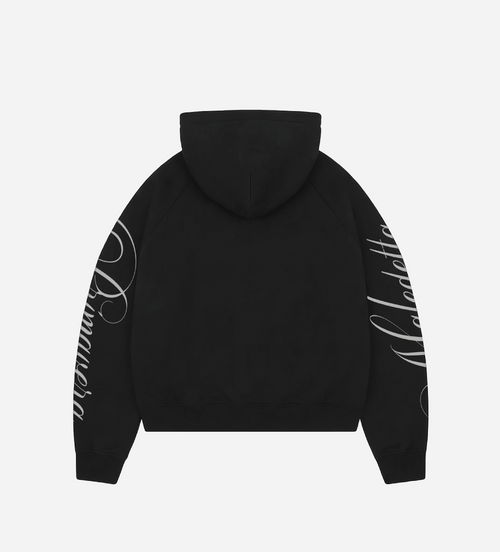 Dannata Zip Hoodie Black