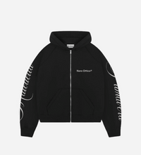 Dannata Zip Hoodie Black