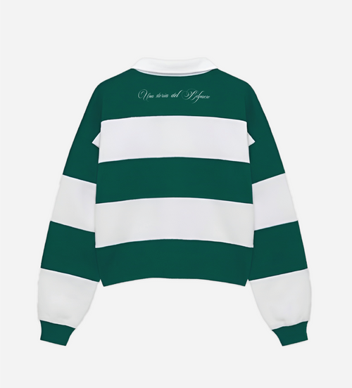 Maledetta Rugby Polo White & Green