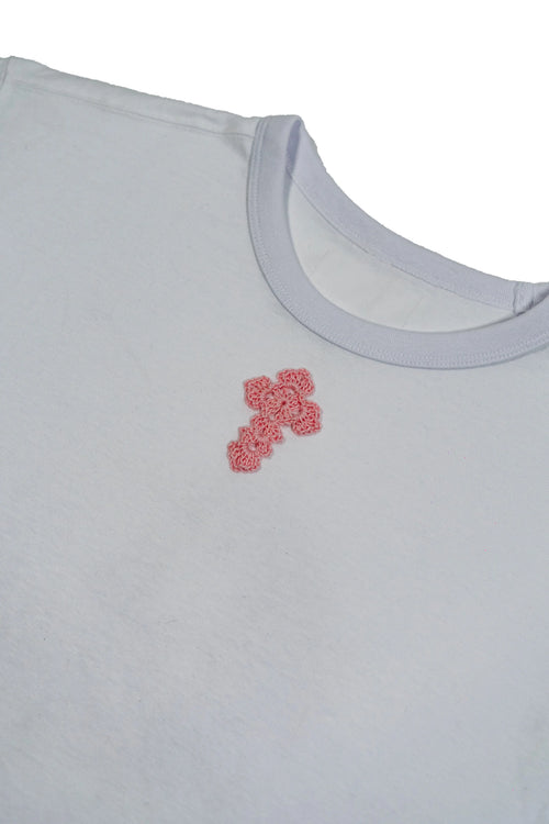 Santi e Peccatori T-Shirt - Crochet Boxy Fit Nero Ottico