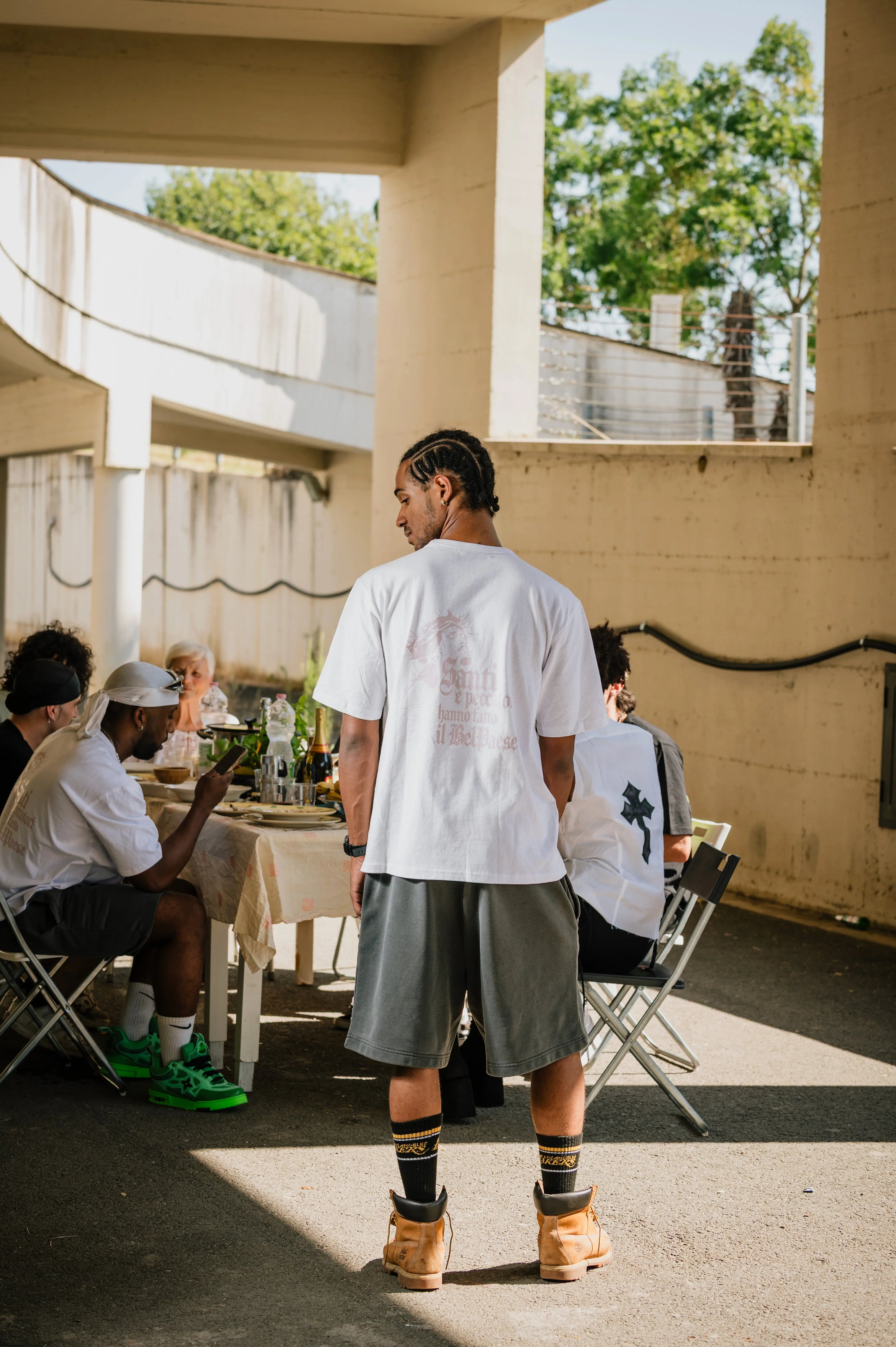 Santi e Peccatori T-Shirt - Crochet Boxy Fit
