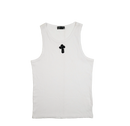 Tank-Top Crochet Cross Nero Ottico