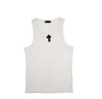 Tank-Top Crochet Cross Nero Ottico