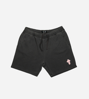 Box Logo Crochet Shorts Piombo