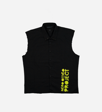 Distressed Cross Shirt - Cropped Fit