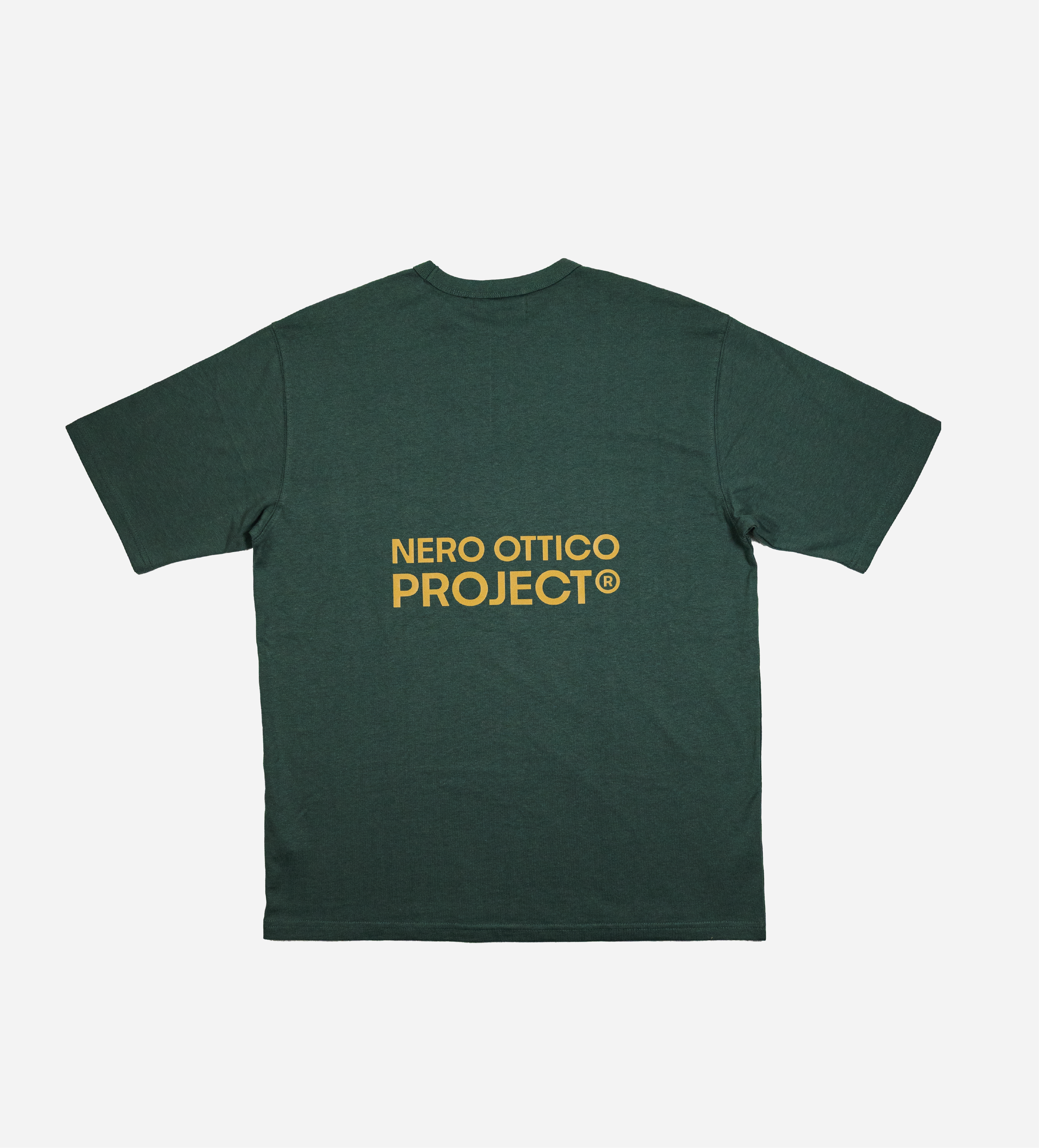 Box Logo Crochet T-Shirt - Boxy Fit Green