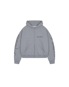 Dannata Zip Hoodie Light Grey