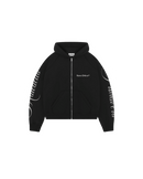 Dannata Zip Hoodie Black