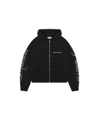 Dannata Zip Hoodie Black