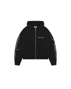 Dannata Zip Hoodie Black