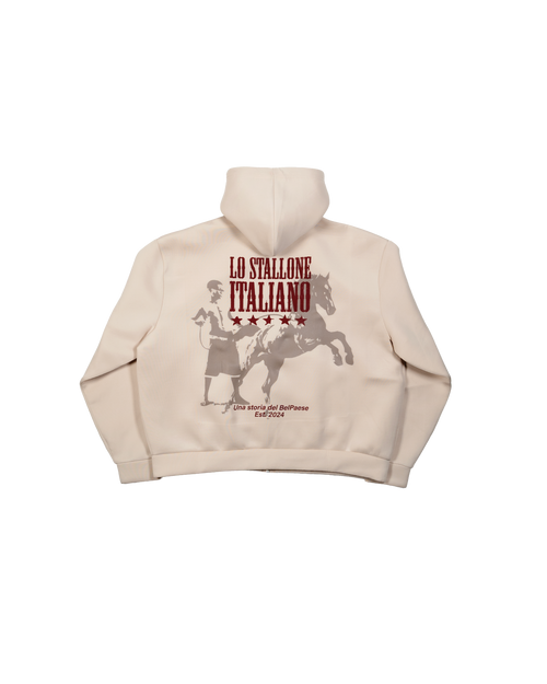 Knockout Zip Hoodie Stone