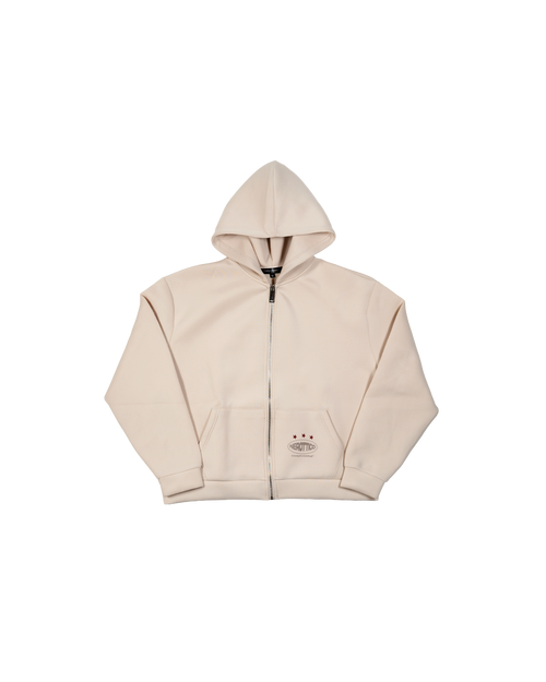Knockout Zip Hoodie Stone