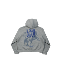 Knockout Zip Hoodie Grey Melange