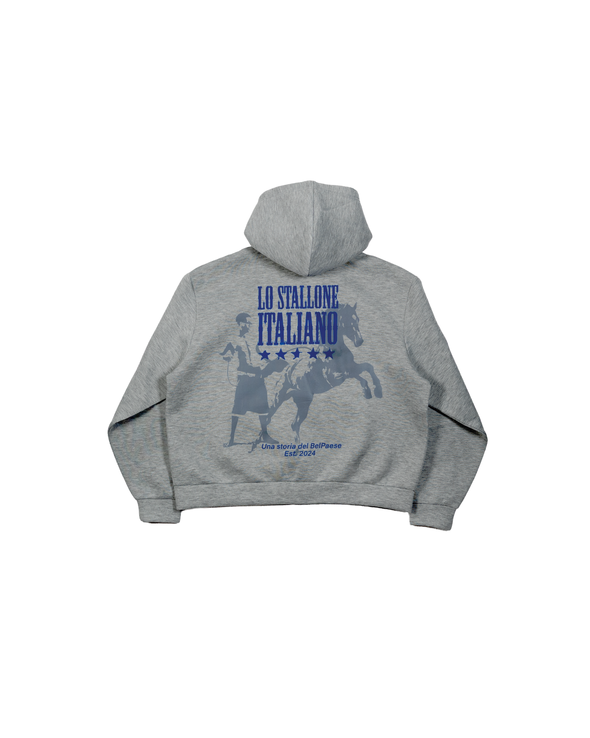 Knockout Zip Hoodie Grey Melange