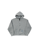 Knockout Zip Hoodie Grey Melange
