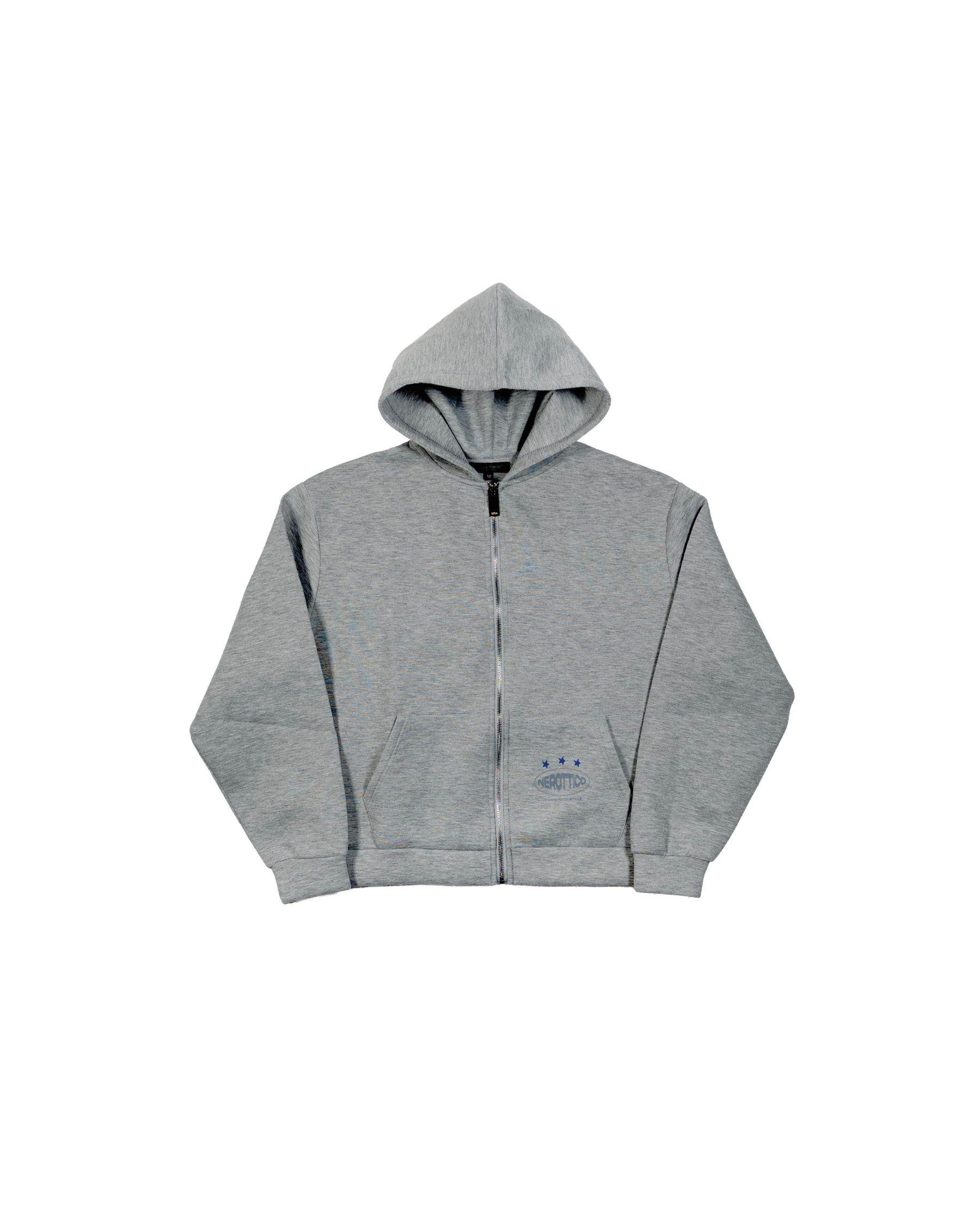Knockout Zip Hoodie Grey Melange